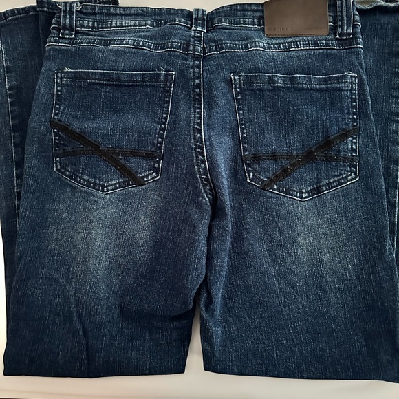 Men’s jeans. TK Axel Slim Boot. W32xL32 Never Worn. Dark Blue color - Picture 3 of 4